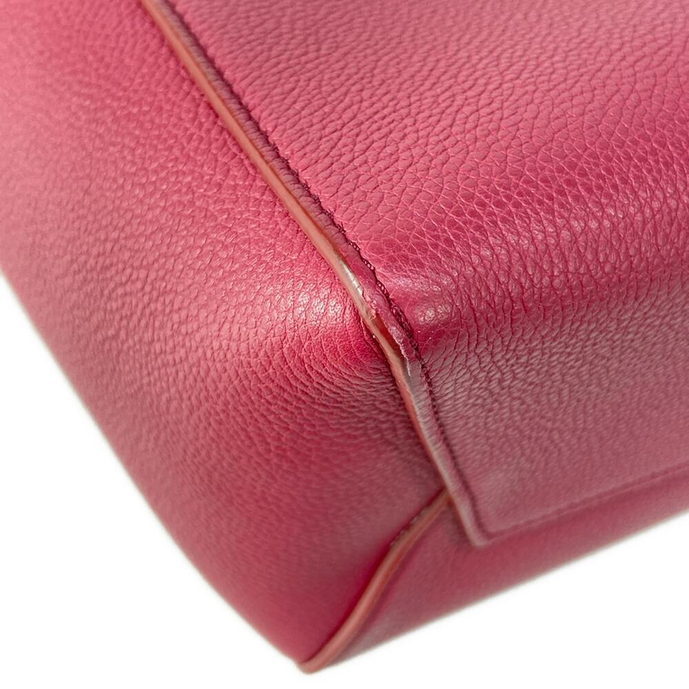 Celine Sangle bucket small Shoulder Bag 189303AH4.25RY Raspberry (Pink-Red) - Picture 6 of 15